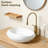 18" Oval Bathroom Vessel Sink