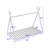 Aaliyaha Twin Size Metal Platform Bed with Triangle Structure and Slats