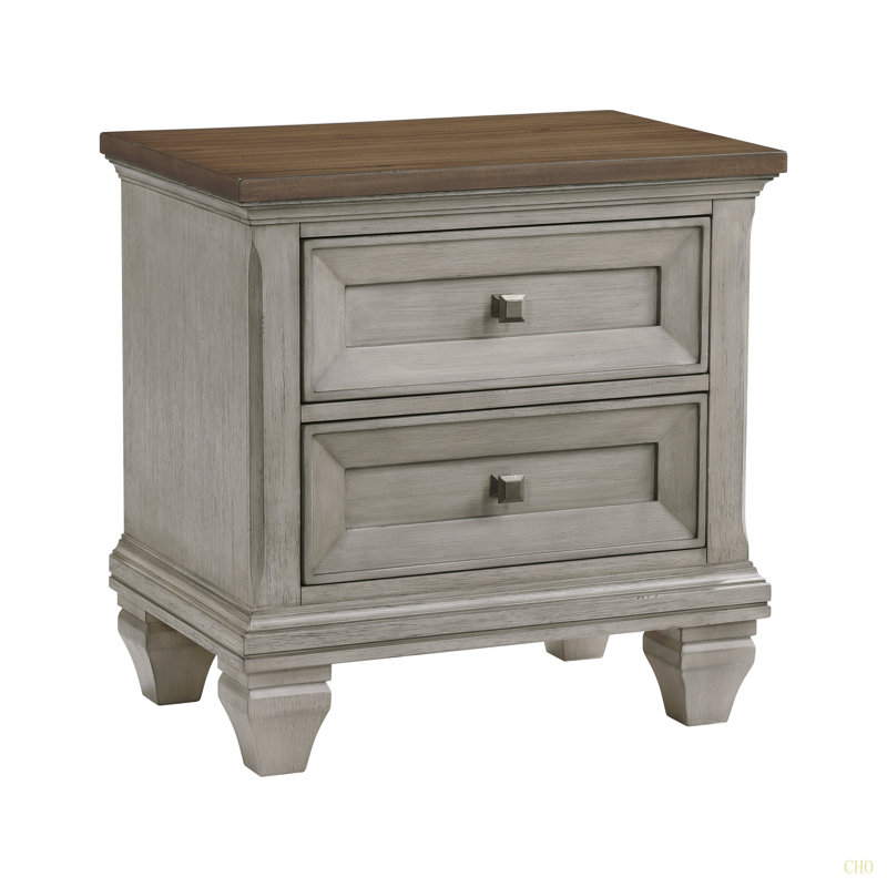 Table de chevet 2 tiroirs