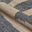 Tapis noir tissé à plat à la main Nevels Karo-826289678