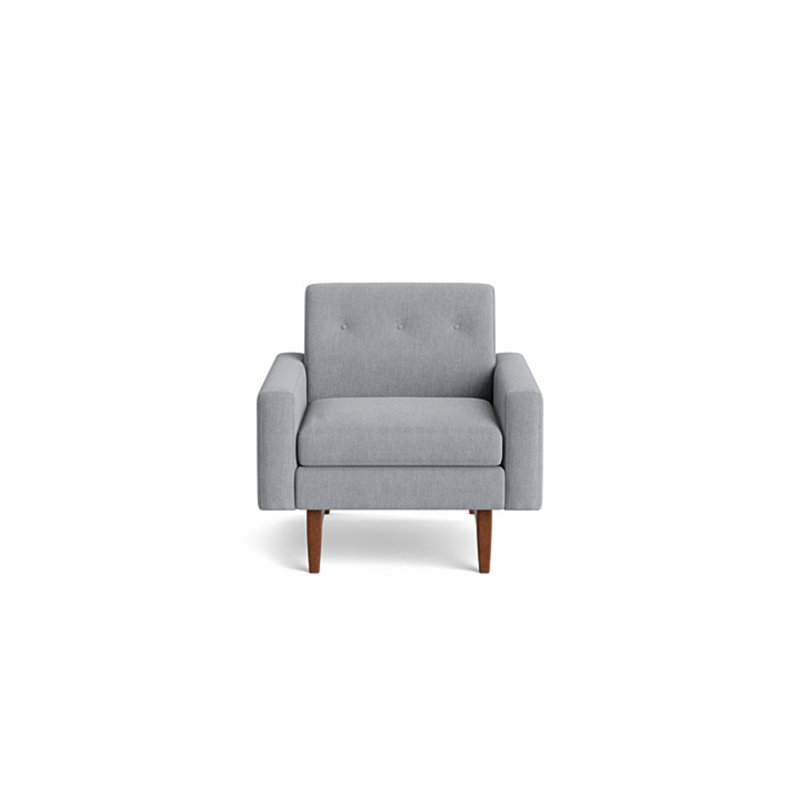 Tyler Chair, Performance Weave - Zinc