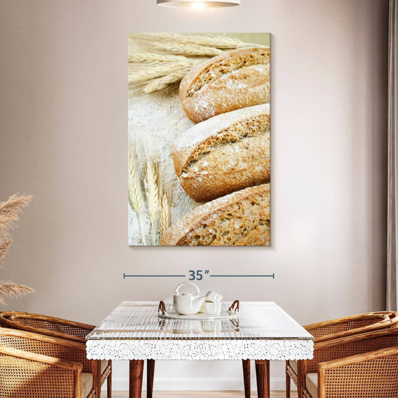 Yarlin Three Wheat Loaves, 51" H x 34" W