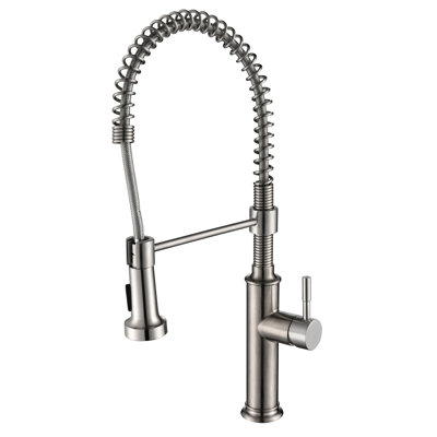 Topcraft Single-Handle Single-Hole Pull-Down Kitchen Faucet