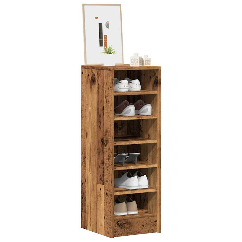 Shoe Cabinet 31.5x35x90 cm Engineered Wood, Old Wood