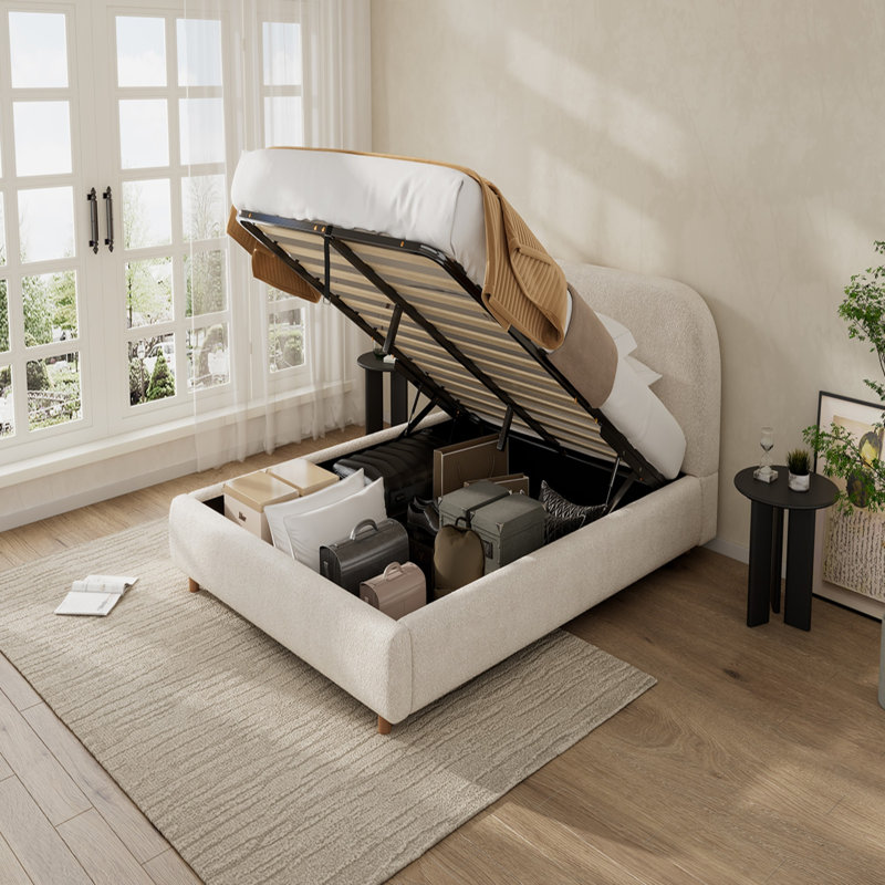 Upholstered Ottoman Storage Bed