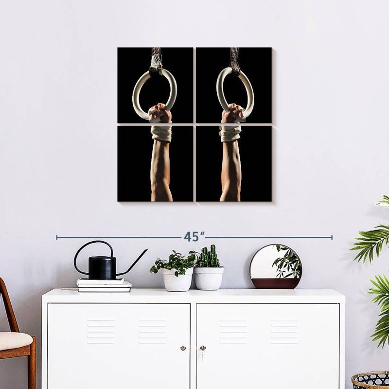 Sireci Gymnastics Rings, 26" H x 26" W
