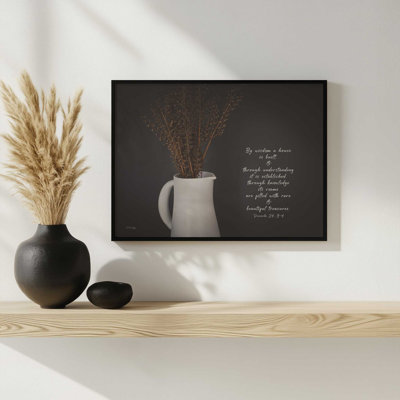 «By Wisdom a House is Build» par Jennifer Rigsby, reproduction d'art