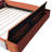 King Size Velvet Upholstered Daybed with Stairs & Gas Lift Storage Ottoman, Contrast Color, Padded Guardrails-129865508-129865510