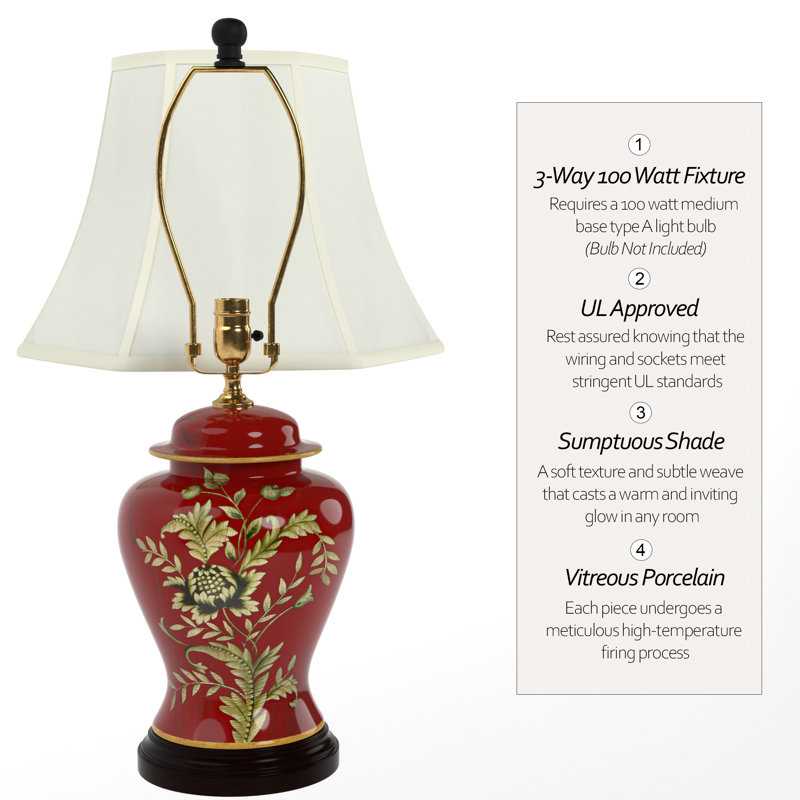 Foliage 22" Table Lamp