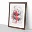A Red Telephone Box - Framed Print-56852132-56852133