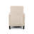 Modern Push-Back Recliner With Nailhead Trim And Birch Wood Legs-1563889915
