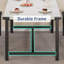 Ensemble de table de salle à manger rectangulaire extensible pour 4 à 6 personnes