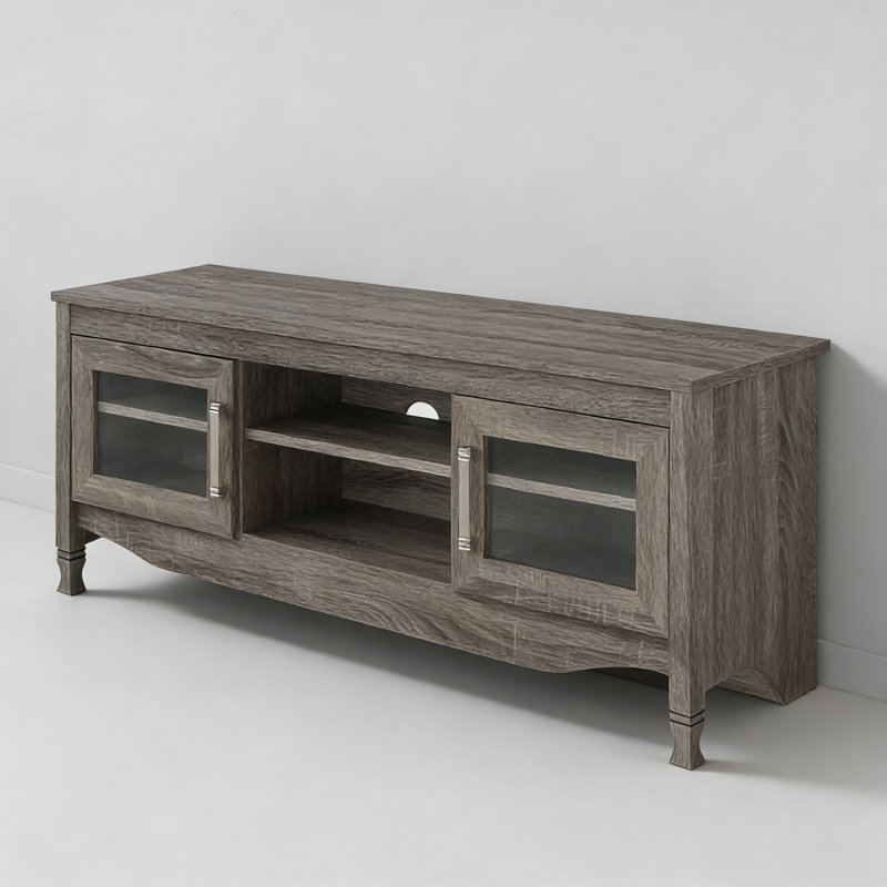 Meuble télé gris en bois flotté