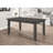 Dexter Dark Grey Rectangular Plank Top Dining Table