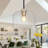 Allenstown 1-Light Dimmable Glass Single Dome Kitchen Island Pendant