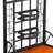 25.75 in. W Steel Standard Baker's Rack with Wine Bottle Storage
