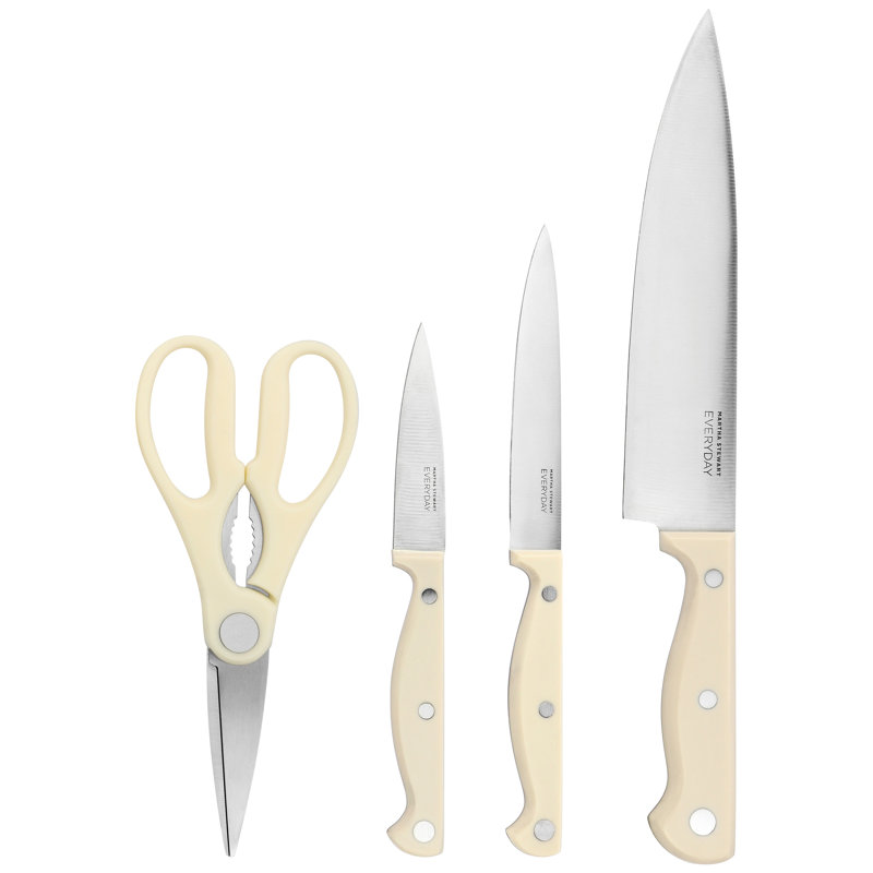 Ensemble de couteaux 4 pièces Martha Stewart Everyday, Lin