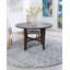 Tapis gris tissé à la machine Adler-385121461
