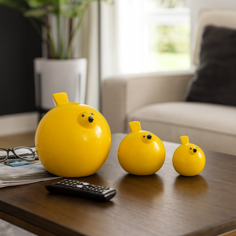 Figurines Minimalist, Jaune