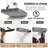 9" Square Tile Floating Shelves with Invisible Mounting Set of 4-603226790