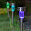 Silver Low Voltage Solar Powered Integrated LED Pathway Light Pack