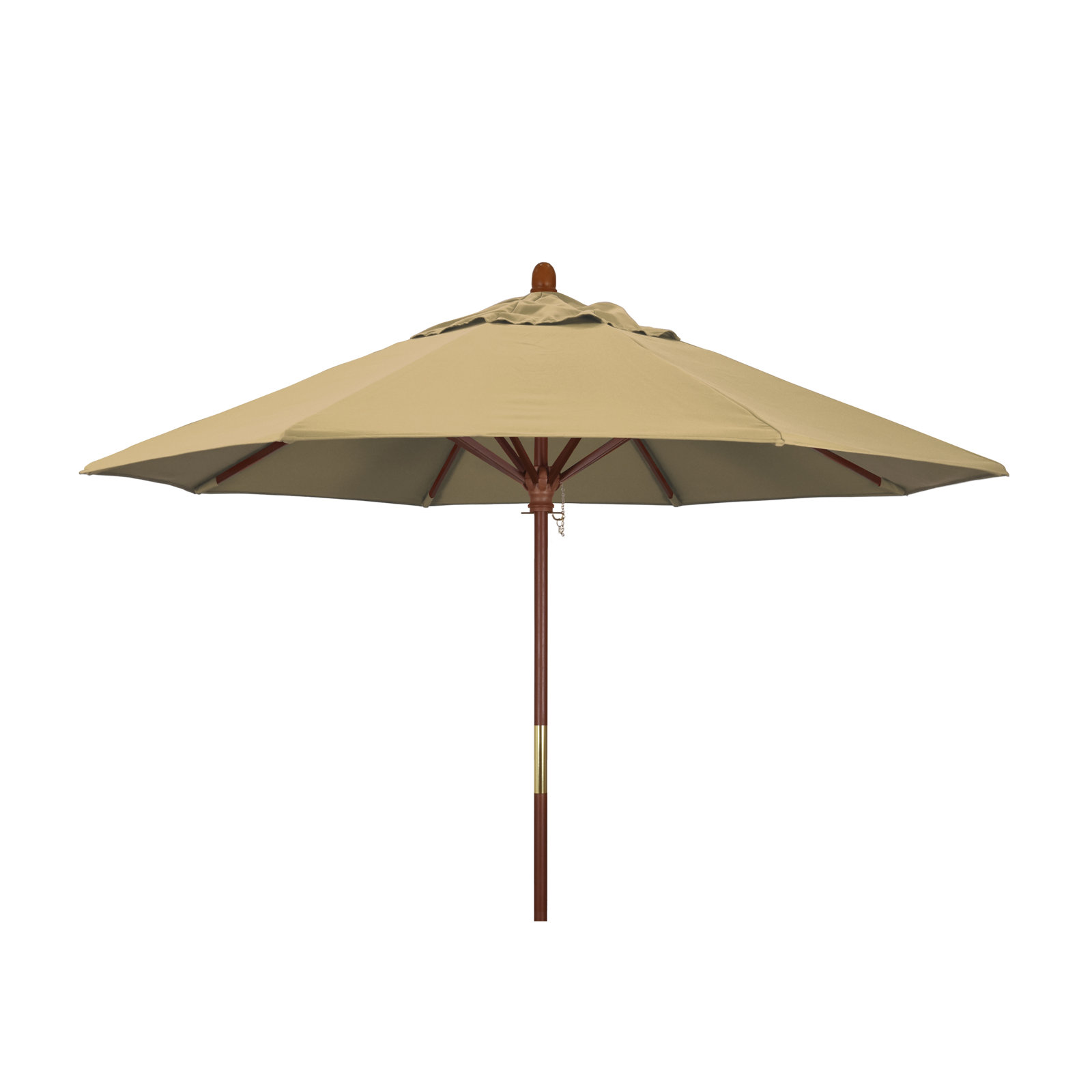 Manford 108'' Outdoor Umbrella, Champagne Performance