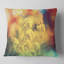 Léger fond de petites fleurs jaunes - coussin imprimé floral-30613894-30805215