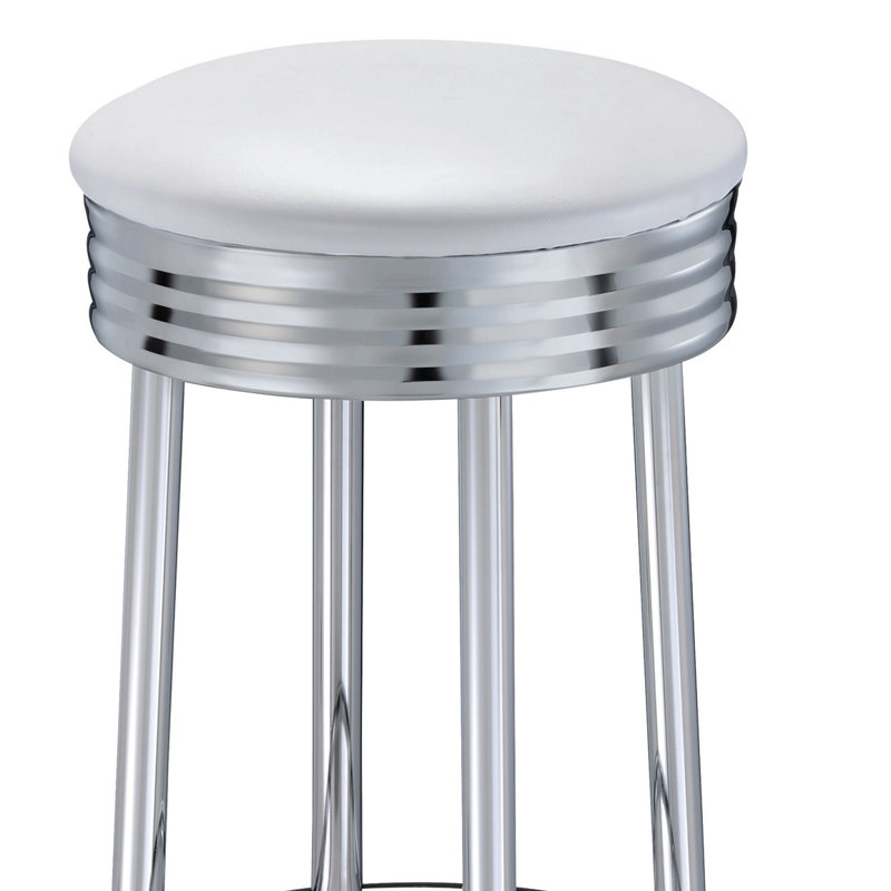 Tabouret de bar Ebensburg (ensemble de 2), Blanc