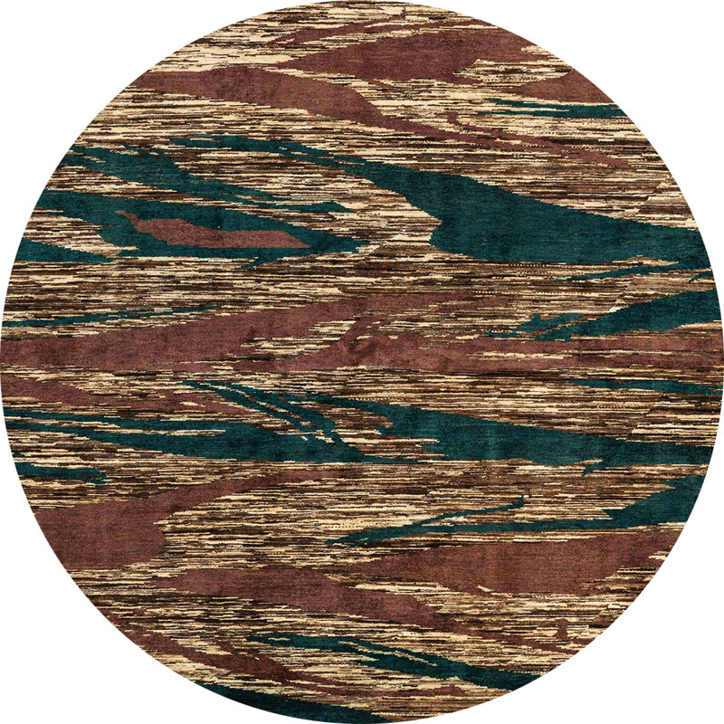Tapis abstrait moderne 4205, Rond 4 pi