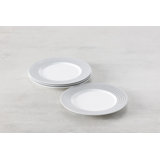 Fortessa Ornament  Bone China, 10.75" Dinner Plate (Set of 4), White