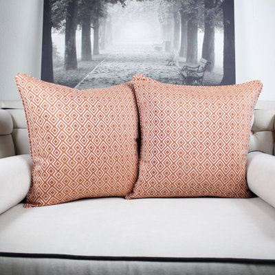  Cozy Jacquard Plaid Pillow Cover