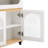 Extendable Dining Table with Extra-Long Folding Top, Rolling Kitchen Island with Drawers, Power Outlet and Brake lock, Storage Cabinet for Kitchen and Dining Room-1948460354
