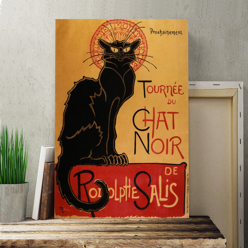 Theophile Steinlen - Wrapped Canvas, 76cm H x 50cm W