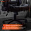X Rocker Swiveling PC & Racing Game Chair in Carbon Black