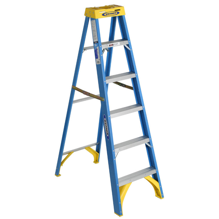 5 - Step Fiberglass Folding Small Step Ladder