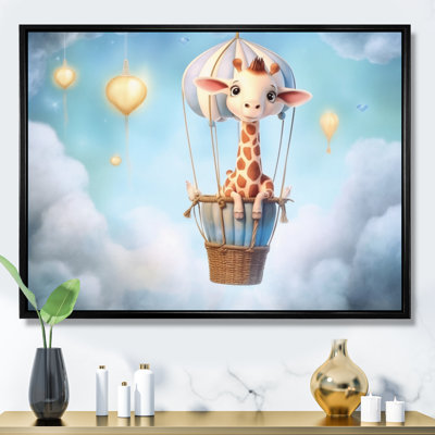 «Nursery Adorable Giraffe I», reproduction sur toile