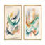 «Soft Minimalist Abstract», 2 pièces sur toile-653670642-653670644