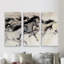 «Horses in Motion I», ensemble de 3 reproductions sur toile-629787863