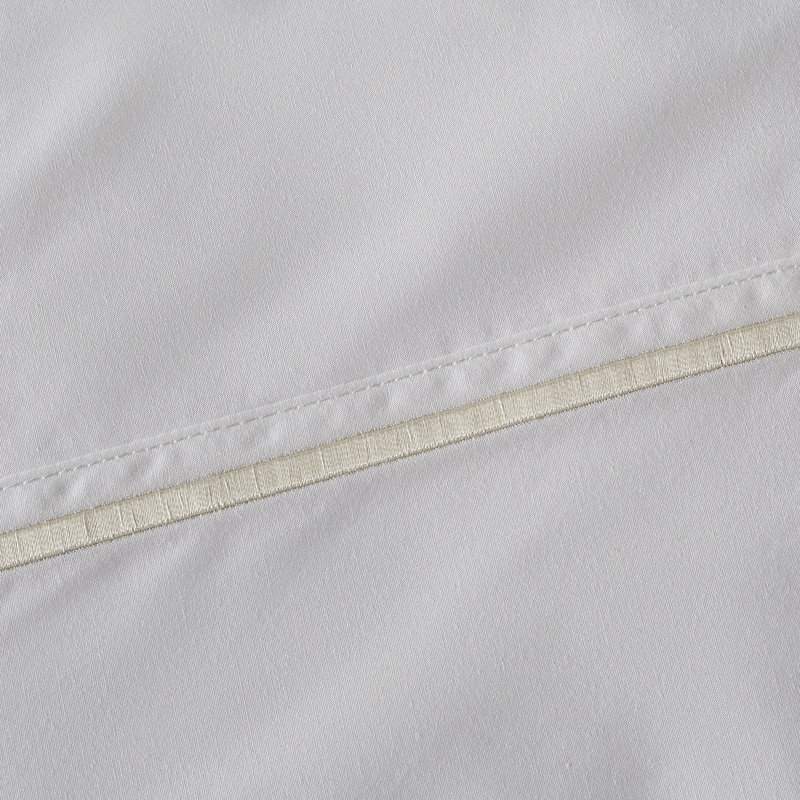 Benin Sheet Set, Cal.King Sheet Set + Fitted Sheet + 2 Pillowcases, Ivory