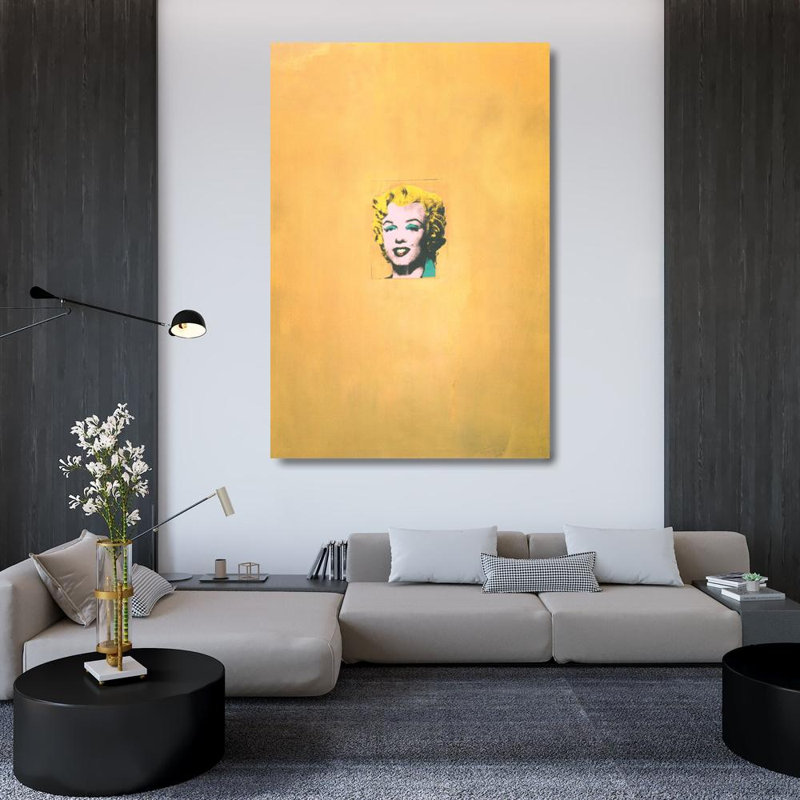 Doré Marilyn Monroe, 1960, H 48 po x l 32 po