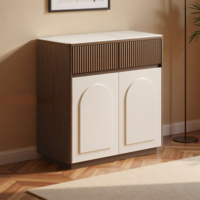 Middle ancient style rock plate sideboard cabinet