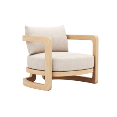 Muse Outdoor Teak Lounge Chair