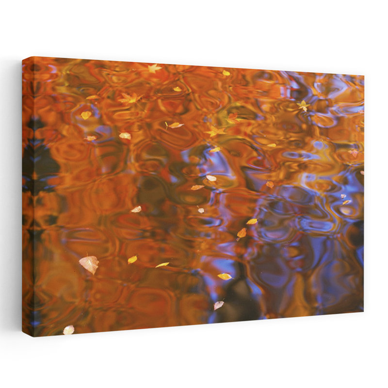 Rippled pattern on water surface Sacramento California USA 1 Piece Wrapped Canvas Wall Art, 60.96 cm H x 40.64 cm W