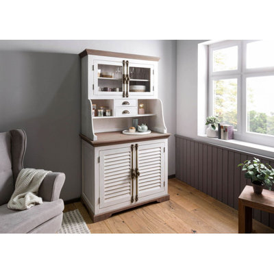 Toulouse Solid Wood 106 cm W Display Cabinet