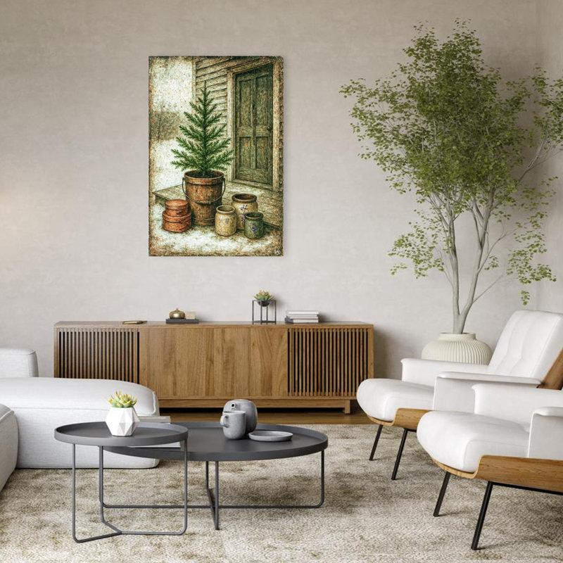Arbre de Noël Shaker, H 48 po x l 32 po
