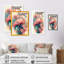 «Stunning Flamingo Floral II», impression sur toile-1215737214-1215737213