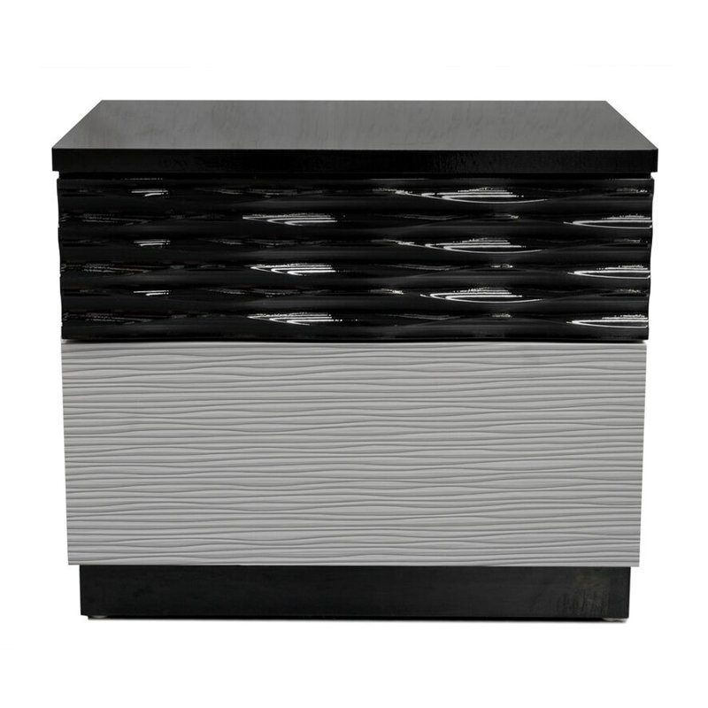 Table de chevet noire Kahlil 