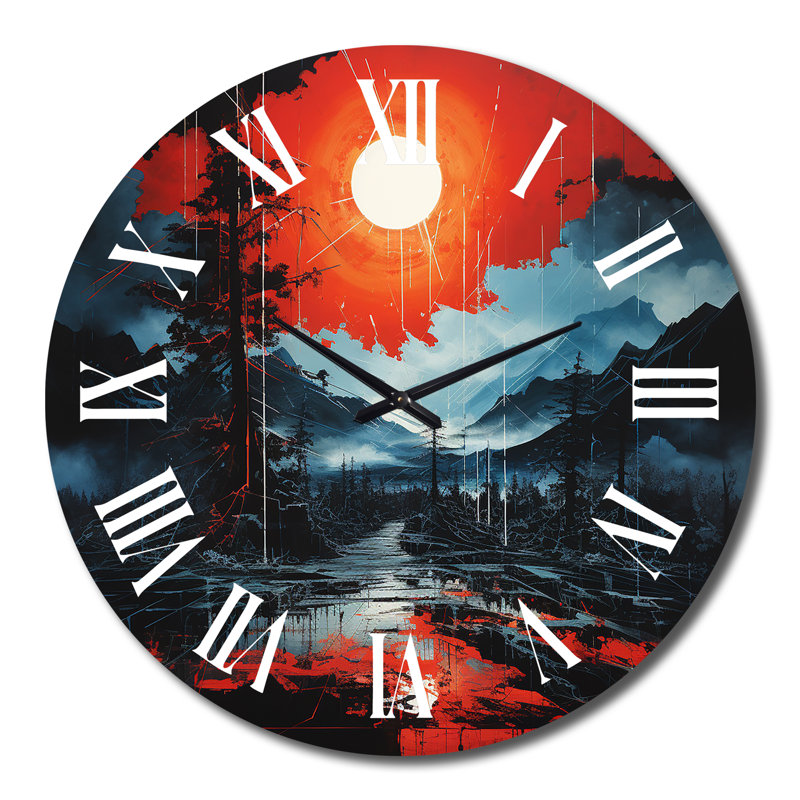 Horloge murale en métal Berith, Très grand