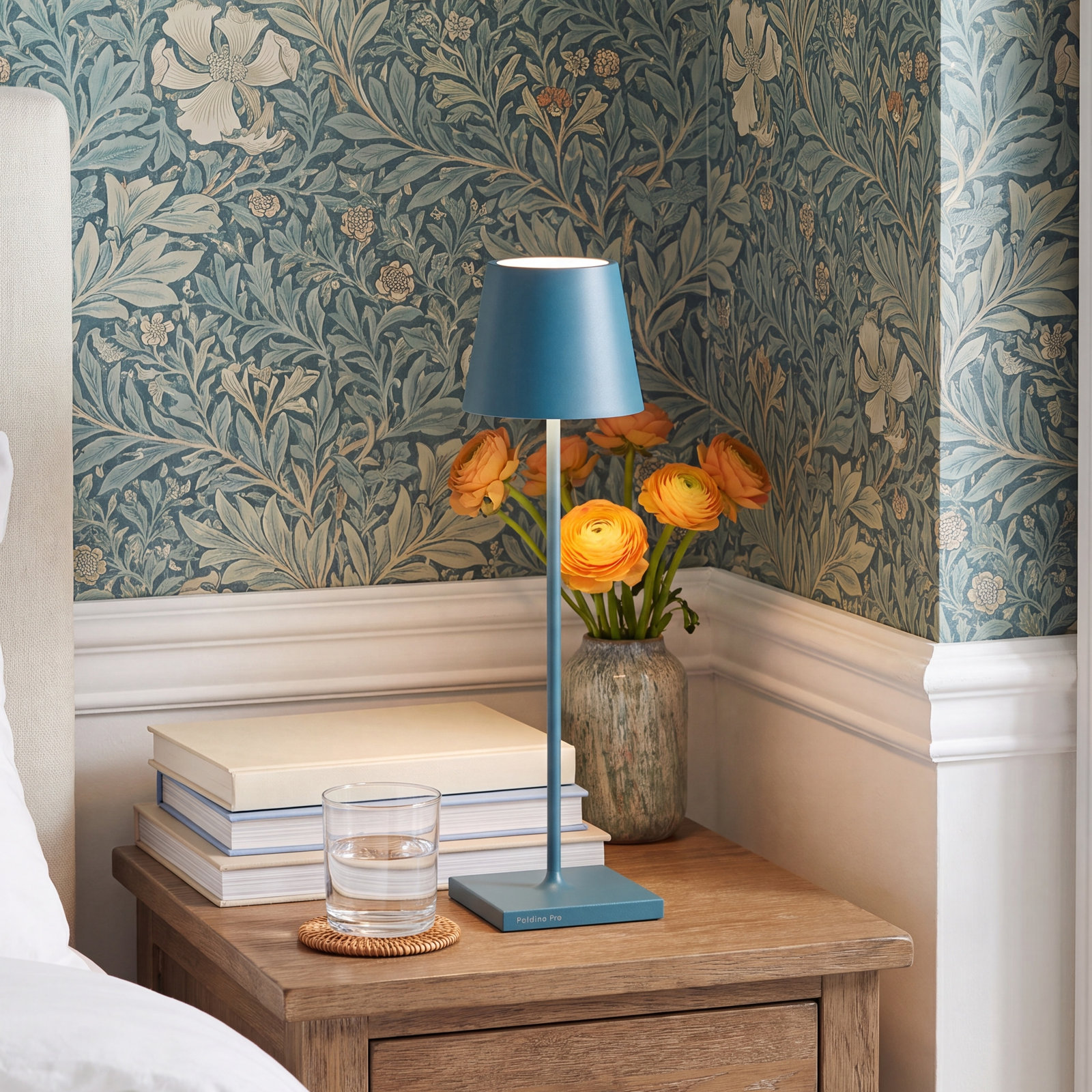 Poldina Table Lamp, Avio Blue