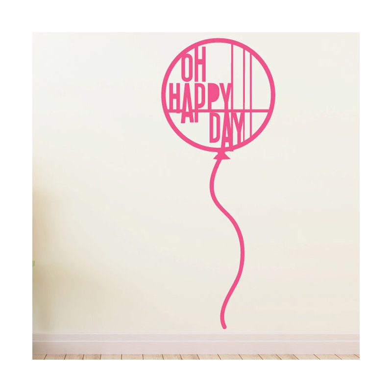 Wall Decal, Large, Pink